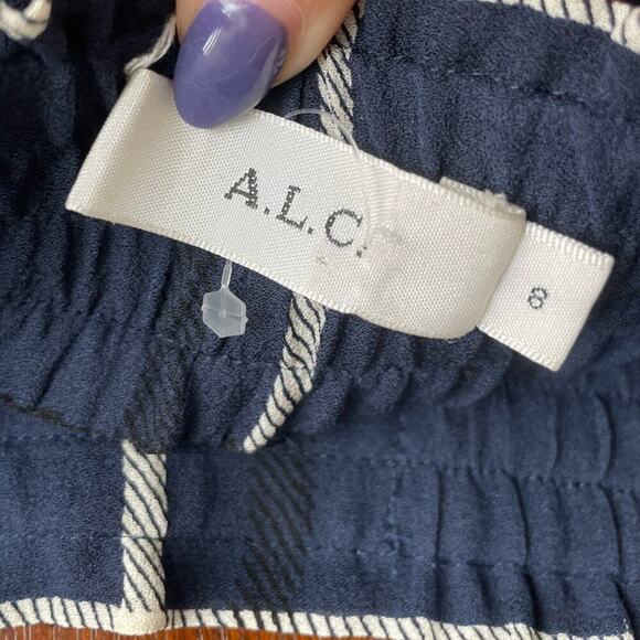 ✨ A.L.C.✨ 100% Silk Plaid Mini Skirt - Picture 10 of 11